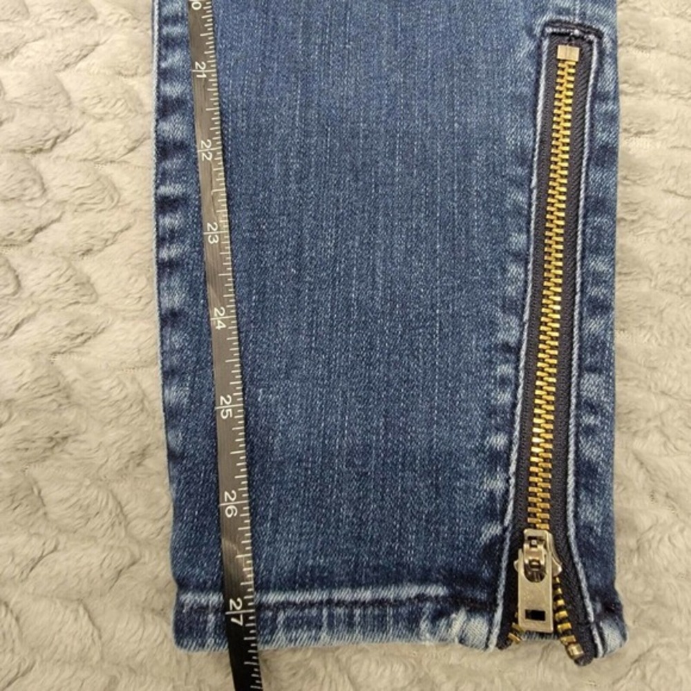 Madewell Jeans Women's Size 27x27 Blue‎ Denim Pants Skinny Skinny Ankle Stretch - Picture 7 of 12